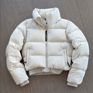 Aritzia Off-White Puffer Jacket